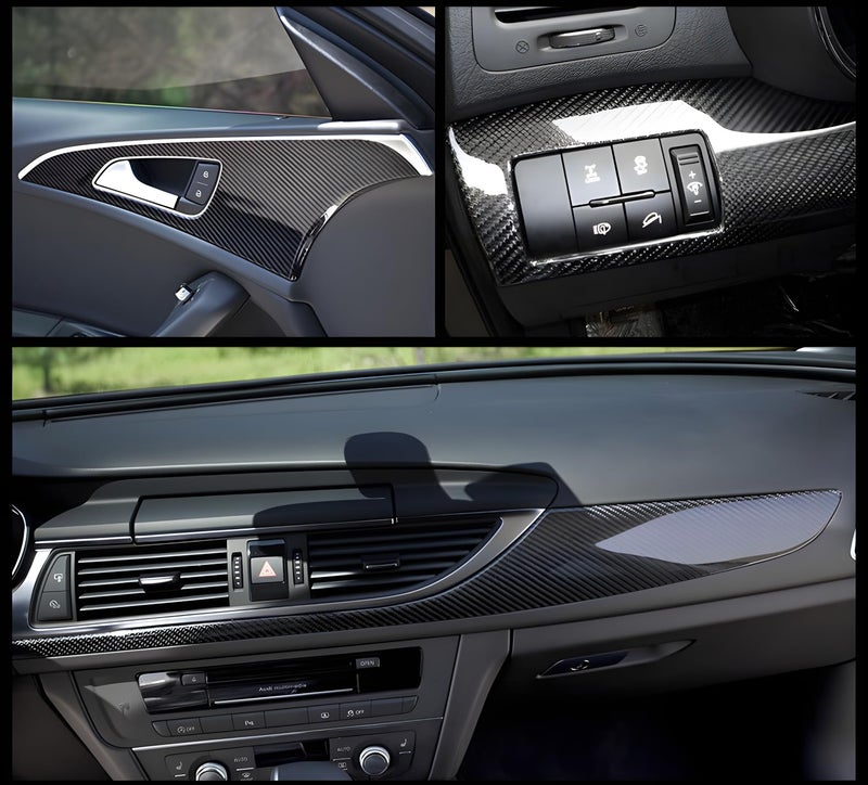 أل زد أل ران LZLRUN مجموعة أدوات مجانية 5D عالية اللمعان من ألياف الكربون الفينيل الحنفية لأسود خارج الكروم حذف نافذة تقليم الباب (1 قدم × 10 قدم) - Image 4